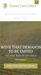 Mobile Screenshot of granitelioncellars.com